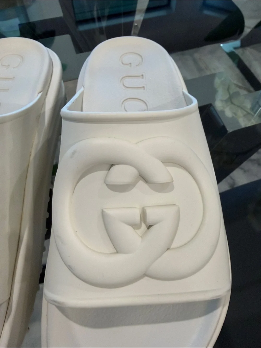 Soft rubber GG Off White